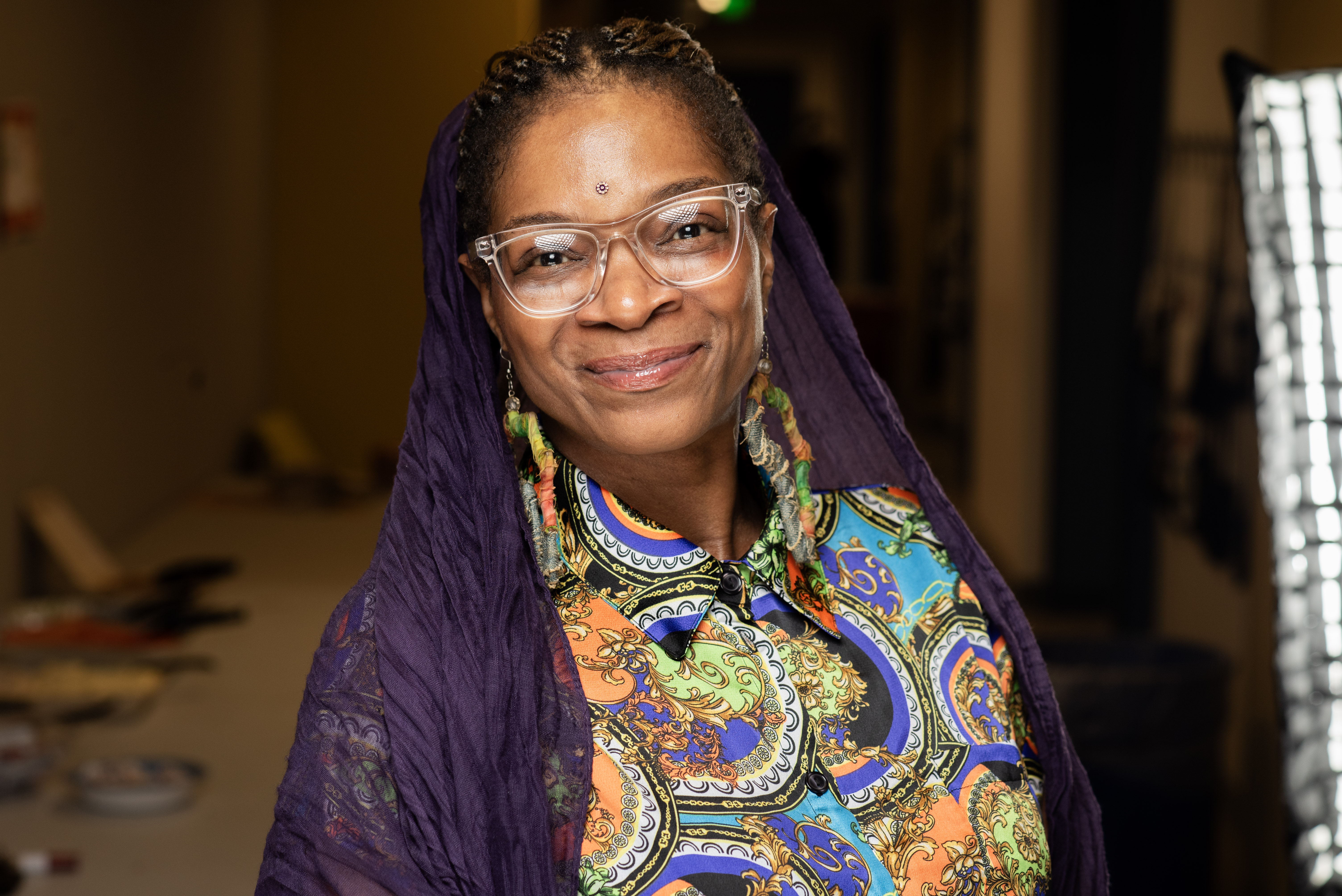 Tracie Marie Jiggetts in a creative movement studio